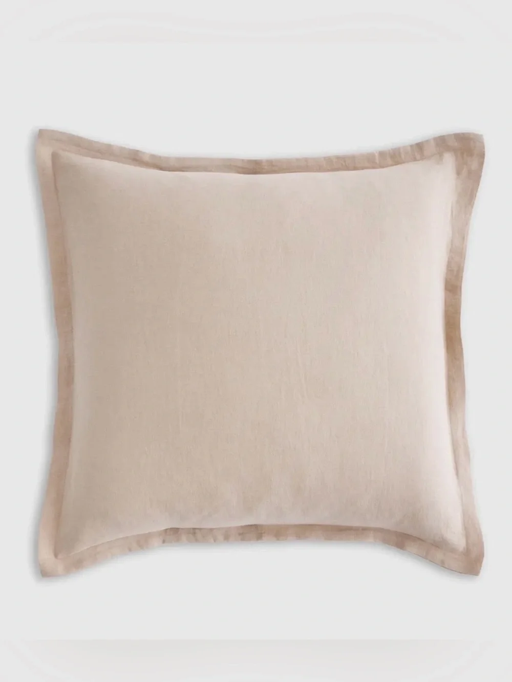 NWOT Quince European Linen Euro Sham, 26 X 26 (Toffee)